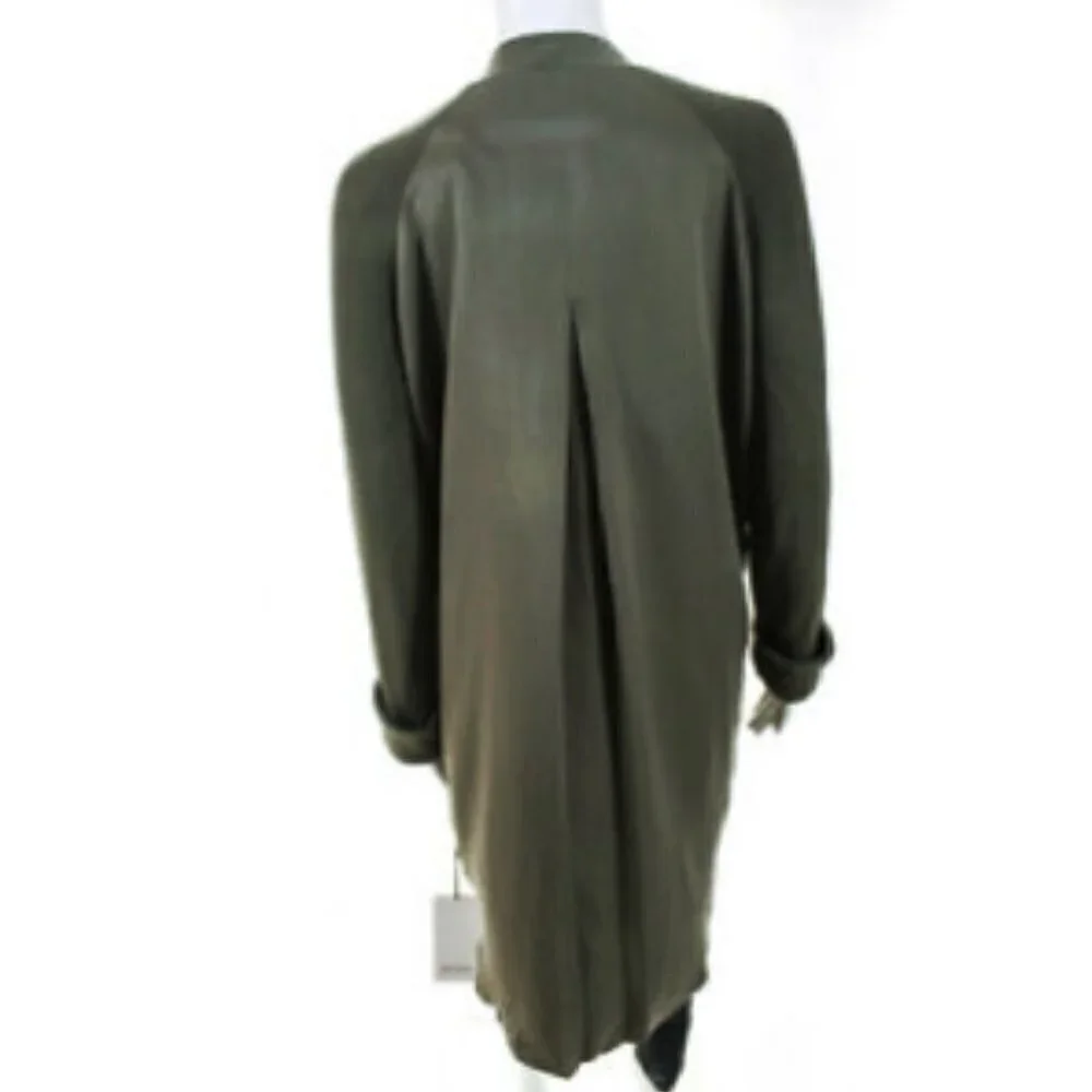 Lululemon Cashmere Long Cardigan Olive Green size 10 NEW